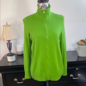 Talbots Full Zip Cardigan Sweater Size XP